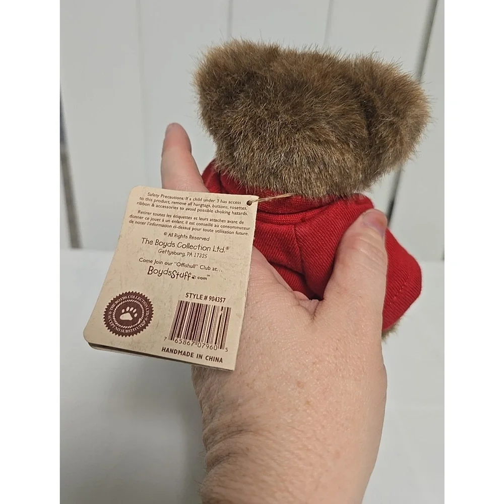 NEW Boyds Bears Doin Without Be Naughty And Save Santa A Trip Plush‎ Stuffed Toy